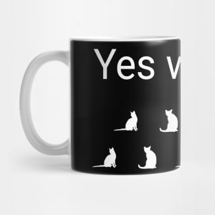 Yes we cat! persian gift Mug